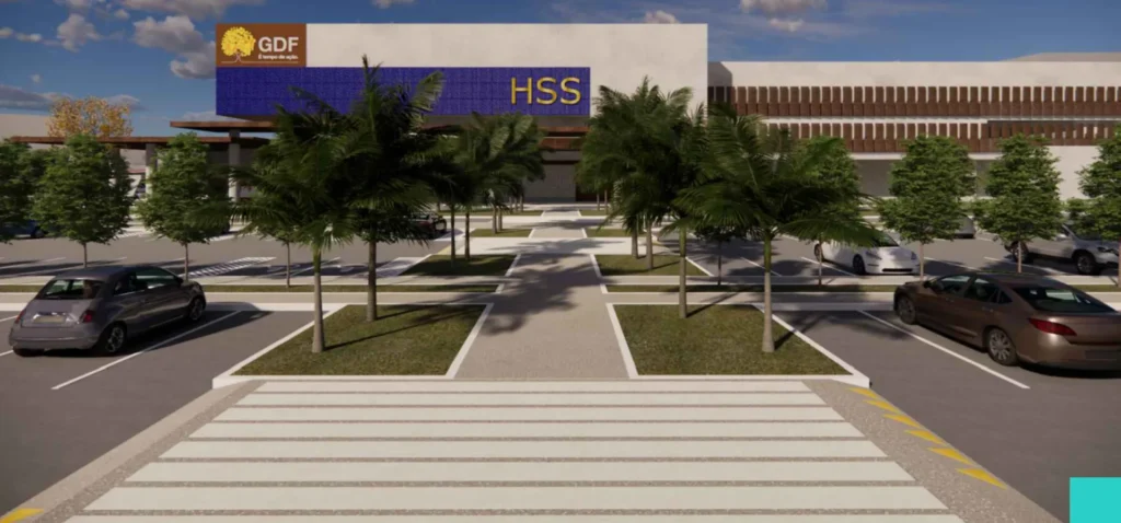 Hospital São Sebastião, projeto Oliveira Araújo Engenharia